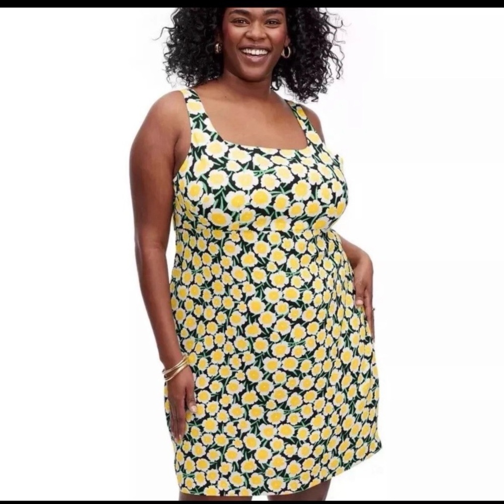 Sunny Yellow Floral Sundress